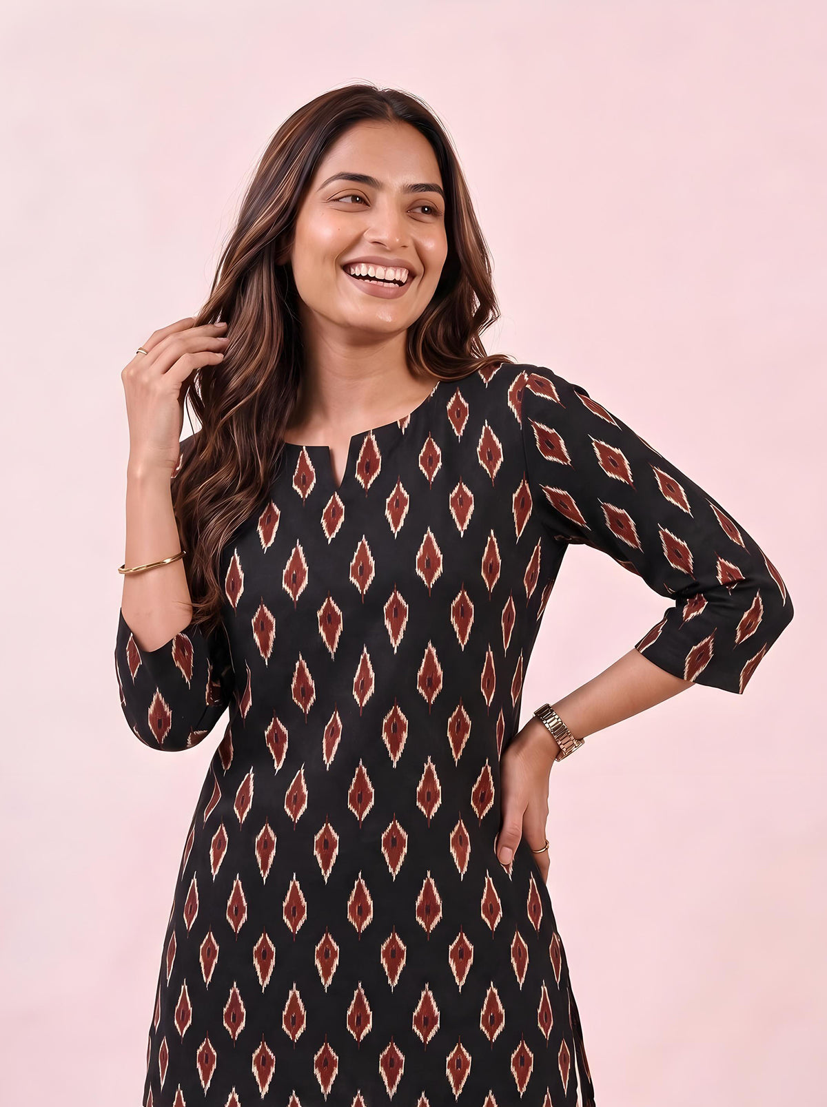 Cotton Kurta Pyjama Co-ord Set – Ikat