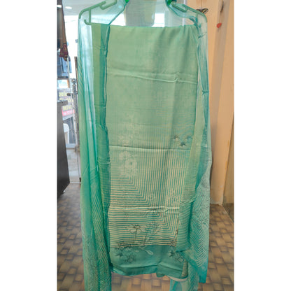 Woollen Dress Material With Chiffon Dupatta