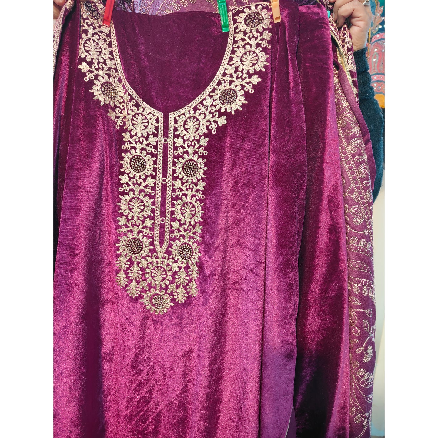 Velvet Dress Material