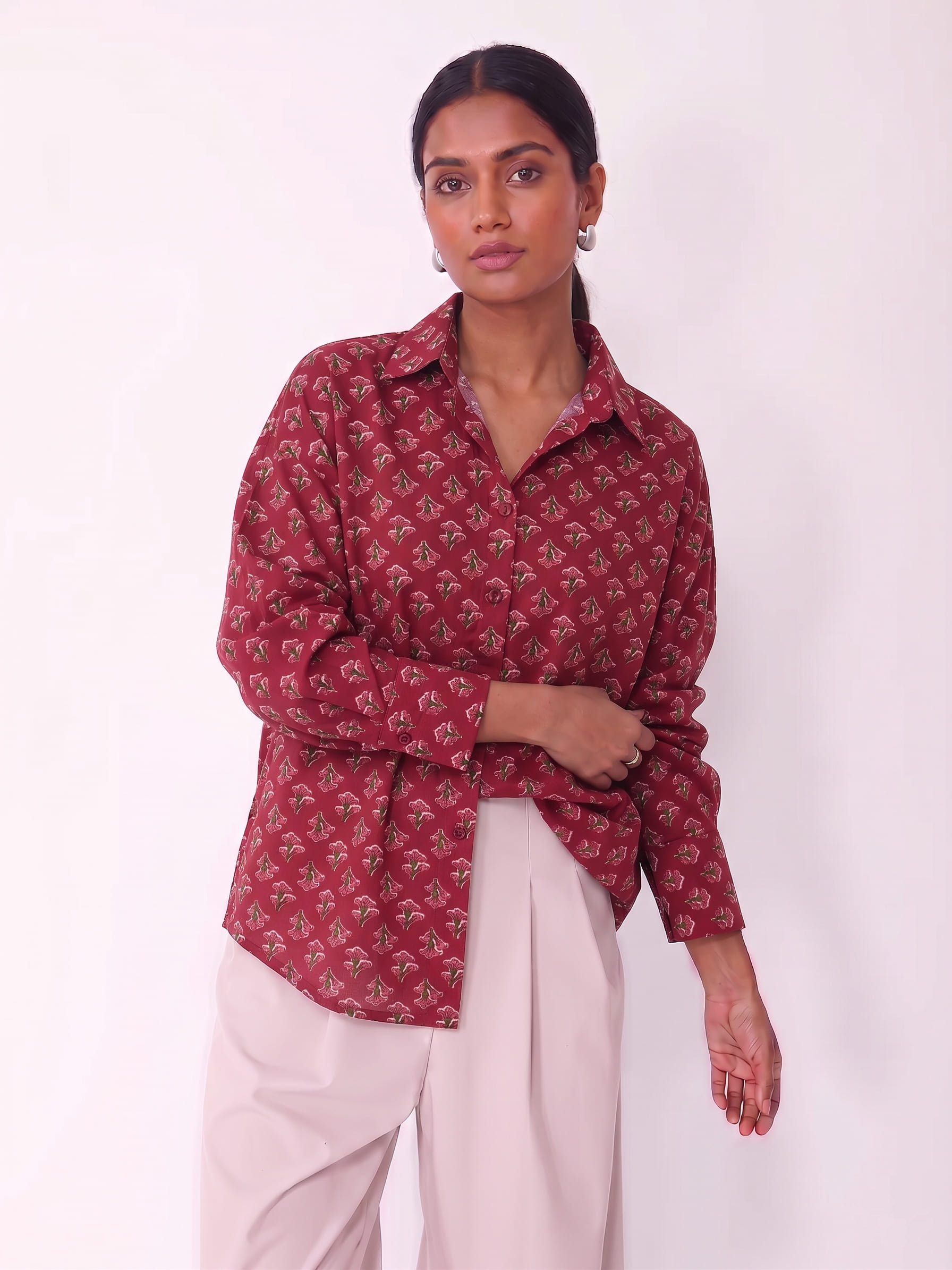 Rose Red Classic Shirt - Image 2