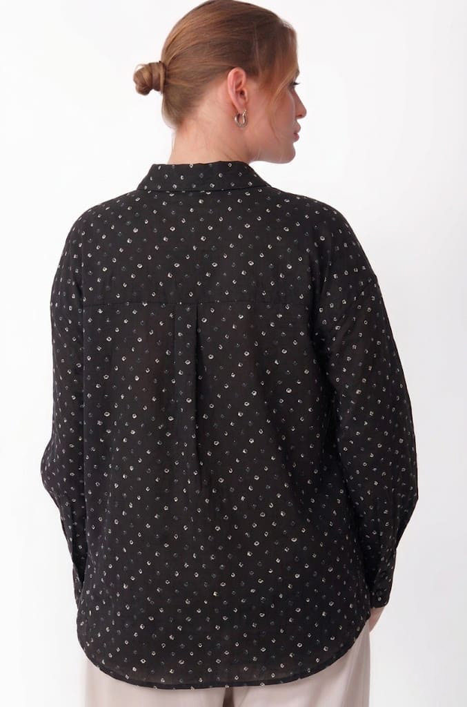 Black Bandhani Classic Shirt - Image 2