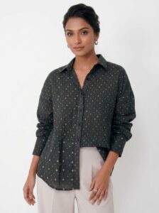 Black Bandhani Classic Shirt